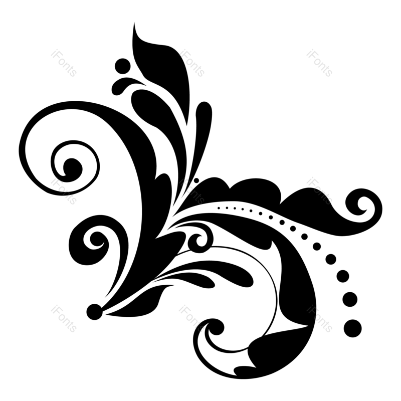 边框图片,花纹元素,图案PNG,黑白免抠素材